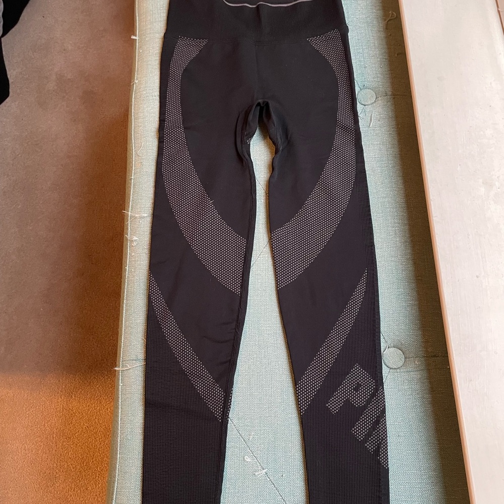 Pink active workout pants